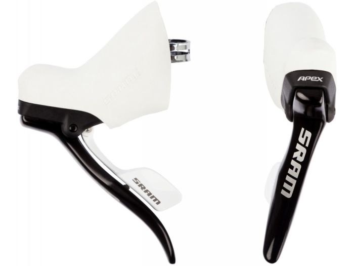 Dualkontroly pair SRAM APEX 12A 2x10 SHIFT BRAKE LEVER SET White 00.7015.164.030