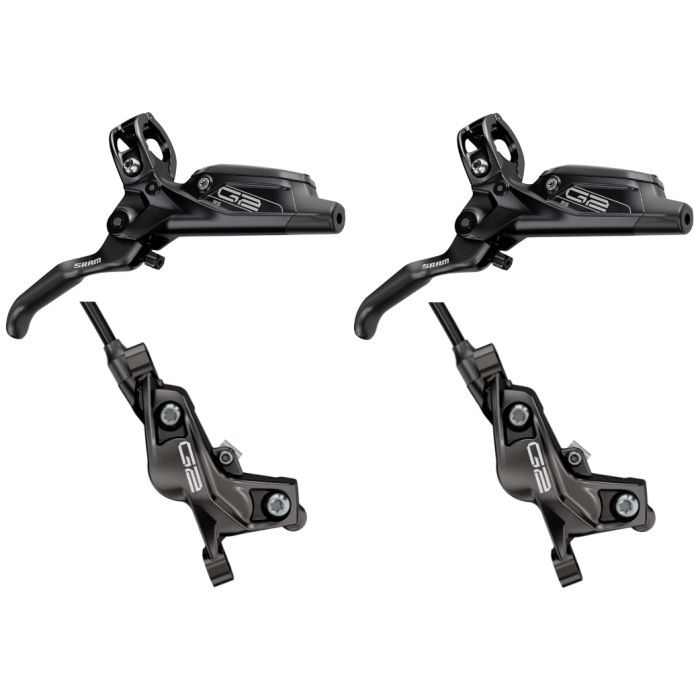 SRAM G2 RS Disc Brake Diffusion Black Anodized 00.5018.178.000-00.5018.178.001