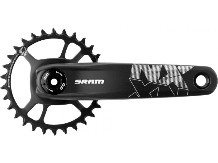 Cranks for fetbaykov SRAM NX EAGLE DUB FAT4 170mm Black DM 30T 00.6118.525.007