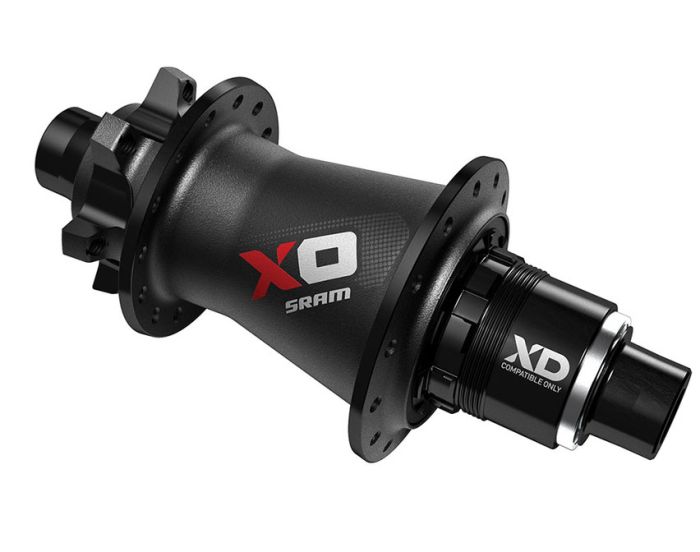 Bushing rear SRAM X0 rear DISC 12X148 Boost XD 32H Black Red 00.2018.006.019