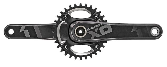 Cranks SRAM X01 DH X-SYNC Crankset 11-sp 32T GXP 165 Black