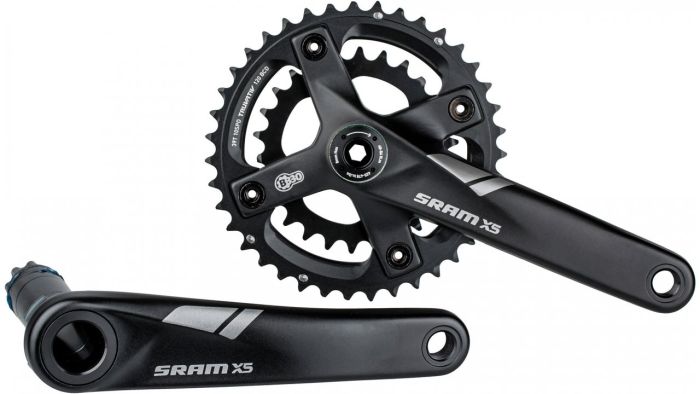 Cranks SRAM X5 BB30 10Sp 175 26/39 Black