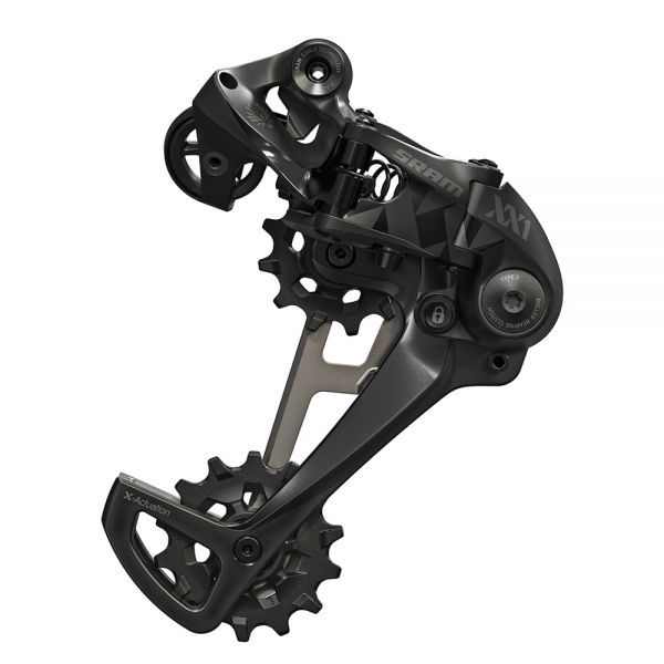 The rear derailleur SRAM XX1 EAGLE TYPE 3.0 12 speed Black