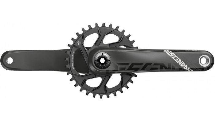 Cranks Truvativ DESCENDANT Carbon Crankset C BB30 B148 175 Black