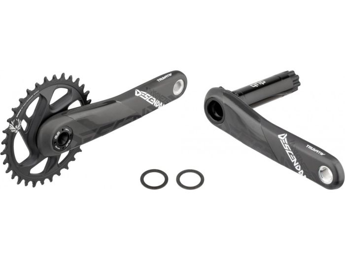 Cranks carbon TRUVATIV Descendant Carbon EAGLE DUB 175mm Black 32T 00.6118.531.000