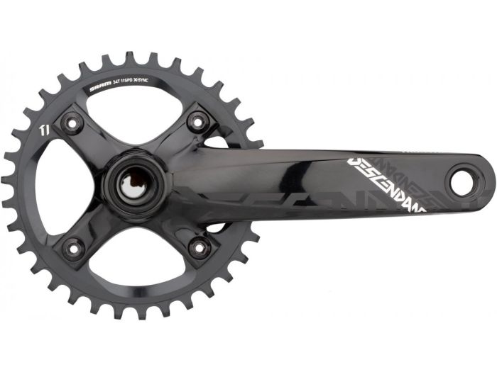 Cranks TRUVATIV Descendant DH GXP83 165mm Black 34T 00.6118.422.000