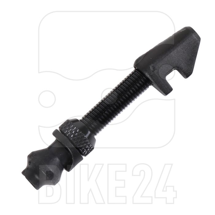 Tubeless nipple DT Swiss Tubeless Valve Alu Black Asymmetric 18-25mm