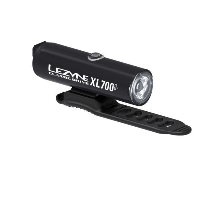 LEZYNE Front Light CLASSIC DRIVE 700+ USB-C Black Matt