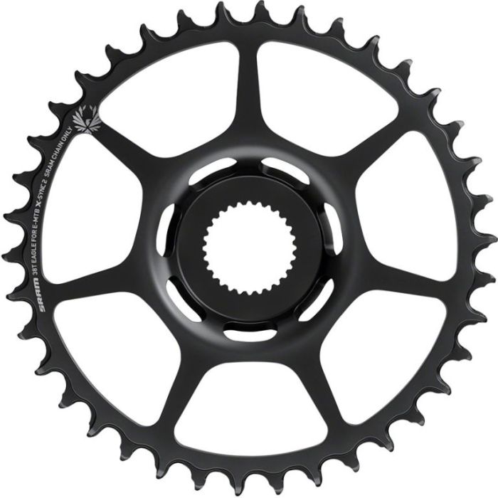 SRAM Chainring X-SYNC 2 38T Bosch Direct Mount Black 00.6218.013.002